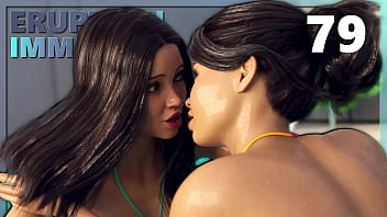 ERUPTION IMMINENT #79 &bull_ Wet And Hot Babes Having Fun In The Pool