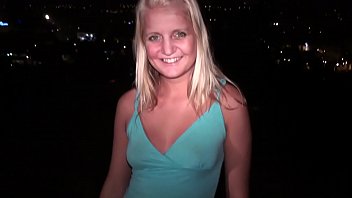 Blonde Teen Girl Intervew For PUBLIC Orgy Part 1