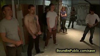 Bound Gay Anal Gangbanged In Suspension