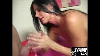 Amateur Brunette Handjob