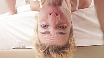 Skinny Blonde Bimbo Gets A Messy Throatfuck