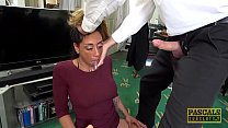 British Sub MILF Gets Her Dripping Wet Holes Destroyed