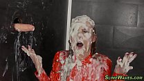 Fetish Whore Gets Bukkake