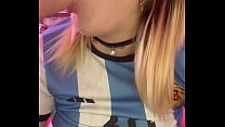 Ganó La Argentina Y Yo Lo Festejo A Lluvia De Squirt Con Mis Dildos