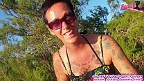 Deutsche Milf Touristin Macht Outdoor Amateur Sex Mit Gesichtsbesamung