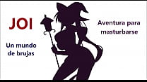 JOI Juego De Rol. ¡Con Voz Española! Una Sexy Brujita Quiere Tu Semen.