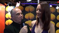 Bukkake Ho Gives Blowjob